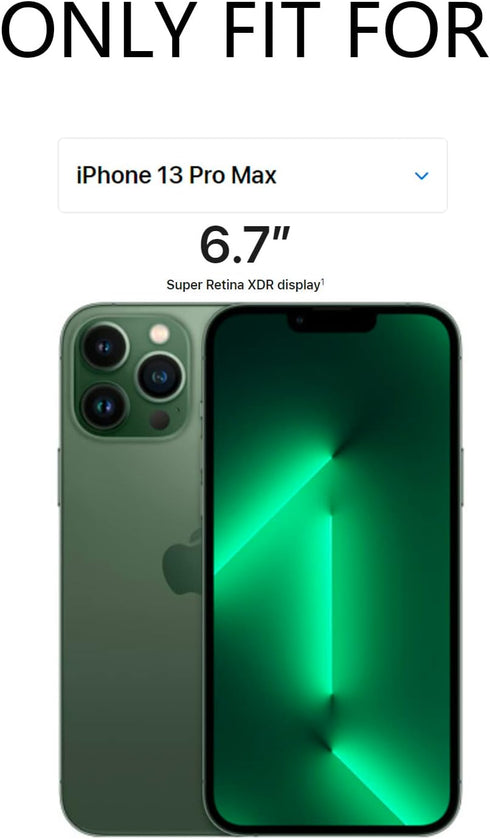 iPhone 13 Pro Max Case, Red Silicone TPU Rubber Back Cover Case Compatible for iPhone 13 Pro Max (6.7 inch)...