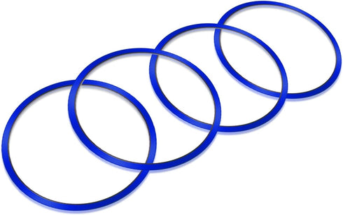 for 2016-2023 Tacoma A/C Vent Ring Outer Cover Air Conditioning Outlet Trim Decoration Toyota Tacoma Accessories 4 Piece Kit,Blue...