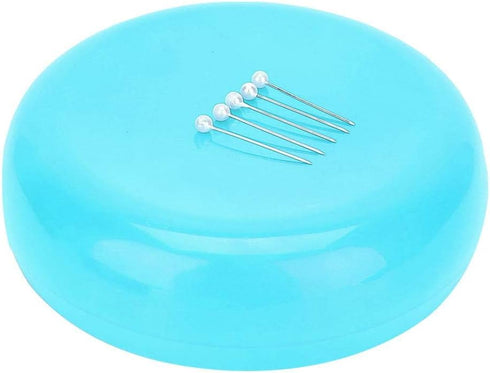 Magnetic Sewing Pincushion Sewing Pin Holder Pincushion Organizer Household Supplies for Quilting Safety Pins, Flower Head Straight Pins, Glass He...