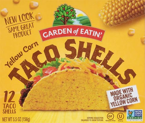 Garden of Eatin' Taco Shells, Yellow Corn, 5.5 oz...