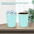 25 Pack 8 oz Disposable Paper Cups, Light Blue Paper Coffee Cups, Hot/Cold Beverage Drinking Cups, Suitable for Offices, Home Kitchens, Coffee Sho...