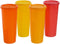 Tupperware Polypropylene Tumbler Set (Multicolour, 470 Ml) - Pack Of 4...