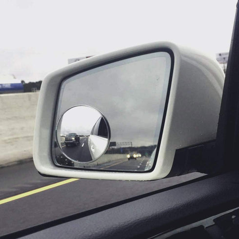 Ampper 4 Pack 3" Blind Spot Mirrors, Aluminum Frame Glass Convex Rear View Blind Spot Mirrors For Pick-up Truck, SUV, Van, Large Vehicle...