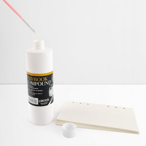 Lineco, Archival Glaze Padding Compound Adhesive for Book Binding Repair Paper, 12 oz. Adhesive Glue, White...