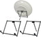 Black Metal Easels Tabletop Display Plate Stands - 4"H - Set of 3 Pieces...