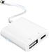 Lightning to USB Camera Adapter for iPhone with Lightning Charging Port USB 3.0 Female OTG Cable for iPad to Connect Card Reader USB Flash Drive U...
