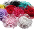 Chenkou Craft 20pcs Large Trim Chiffon Ribbon Bows Flowers Appliques Wedding 85MM (Flower(A0420))...