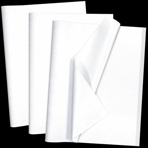 120 Sheets White Tissue Paper - Artdly 14 x 20 Inches Recyclable White Wrapping Paper Bulk for Weddings Birthday DIY Project Christmas wrapping Cr...