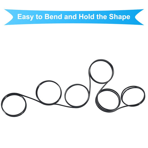 Tenn Well 20 Gauge Jewelry Wire, 328 Feet Soft Aluminum Craft Wire Beading Wire for Jewelry Making Supplies and Crafting (Black)...