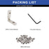24pcs 2020 Aluminum Extrusion Connector Corner Bracket Joining 2020 Hardware T-Slotted Accessories V-Slot with Screws for 8020 Aluminum Profile 3D...