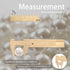 Mini Brass 80mm Double Scale Caliper Portable Sliding Measurement Tool for Measuring Gemstones and Jewelry Components Bead (1PC Caliper and 1pc 60...