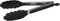 Winco 9" Heavy-Duty Stainless Steel Utility Tongs Silicone Grips and Lock Clip...