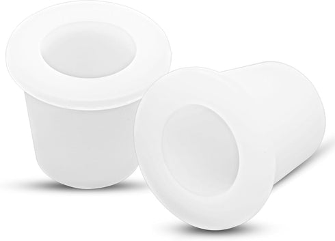 2Pcs Patio Table Umbrella Hole Ring Plug, Pool Umbrella Sleeve Stabilizer Cone Wedge, Silicone Umbrella Table Ring Hole Insert for 2-2.5 Inch Tabl...