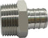 Beduan Stainless Steel PEX Garden Hose Adapter Fitting 3/4" PEX Barb to 3/4" GHT Male Connector for Outdoor Garden Irrigation Watering...