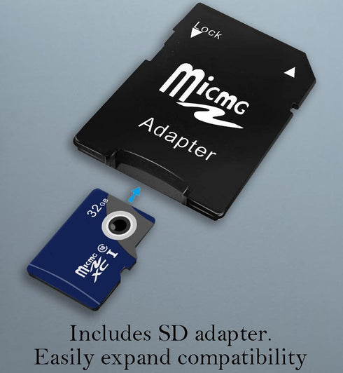 32GB TF Card High Speed MicroSD Memory Card, UHS-I U3, V30, Class 10, with Full Size Adapter...