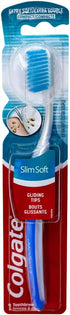 Colgate Slim Soft Ultra Compact Toothbrush, Extra Soft (Colors Vary) - Pack of 6...