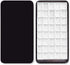Watercolor Tin Palette Paint Case with 40Pcs White Plastic Empty Half Pans Carrying Magnetic Stripe, Artist Paints Pan Kits for DIY Watercolor Oil...