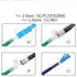 2pcs Fiber Optic Cleaner - for 1.25mmLC/MU 2.5mm SC/F C/STE2000 Glass Fiber Cleaning Pen - for Fiber Optic Connectors Cleaning...