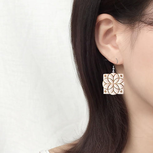 3 Pcs Polymer Clay Cutters,Vintage Pattern Polymer Clay Molds Resin Polymer Clay Cutters, Retro Geometric Flower Clay Earring Cutters Clay Cutters...