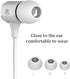 long cord wired earbuds no microphone headphones watching tv with extra noise isolating blocking bass ear buds without mic corded length earphones...