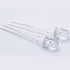 LED Light Emitting diode 3mm high Brightness LED Clear LED Light Emitting Diodes Bulb LED Lamp, 3 mm Round Head Band Edge(Transparent Blue Light 1...