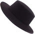 Classic Unisex Wool Blend Fedora Hat Brim Flat Church Cap Wide Brim Classic Pork Pie Hat Perfect for Wedding Party Talent Show Performance Best Xm...