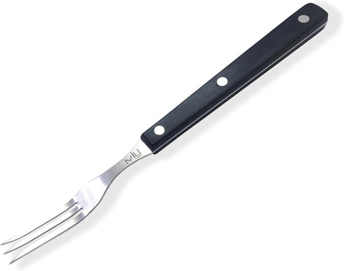 WALLFARM Granny Fork 10" 3-Tine - Pro-Grade Stainless Steel - Heat-Resistant BBQ Meat Fork - Ideal for Serving, Cooking, Turning, Roasting, Shredd...