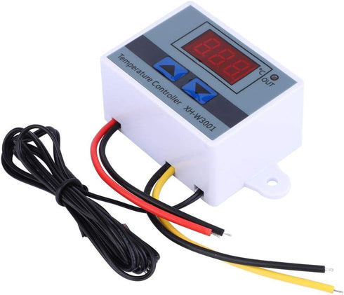 Temperature Controller, DC 12V 120W with Sensitive Sensor Probe for Temperature Control Digital Thermostat Switch...