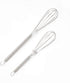 4 Pack Mini Wire Kitchen Whisks Small Egg Whisk Gravy Sauce Mini Whisk Silver-Each of 2PCS 5 Inches and 7 Inches...