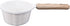 Kitchen Stovetop Sauce Frying Pan, Aluminum Nonstick Sauce Pot with Pour Spouts and Wooden Handle for Pouring Oil Heating Boiling Milk Frying Eggs...