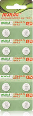 10pcs LR44 AG13 A76 357 303 SR44 1.5v Button Coin Cell Battery...