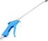 Air Blow Gun with 10" Long Angled Nozzle, Long Reach Industrial Air Blow Gun, Pneumatic Air Compressor Accessories Cleaning Tool, Stainless Steel ...