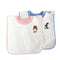 2 Pack 360 ° Rotating Baby Feeding Teething Bibs, Stay-Dry Toddler Bib, The Adjustable Baby Waterproof Bibs, Width Coverage and Pull-Over Design B...