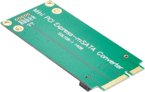 cablecc 3x5cm mSATA Adapter to 3x7cm Mini PCI-e SATA SSD for Asus Eee PC 1000 S101 900 901 900A T91...