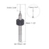 uxcell Micro PCB Drill Bit Set, 1/8" Shank 0.35mm Solid Tungsten Carbide CNC Engraving Print Circuit Board Drill Bits Rotary Tool 10pcs...