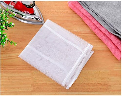 Protective Ironing Scorch Saving Mesh, Pressing Pad Cloth, Ironing Net Ironing Board Household Protective Pad (2 Pack Random Color, 35.4x15.7 Inch...