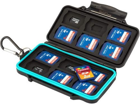 Ruggard Leda Memory Card Case for SD & microSD Cards (Black)...