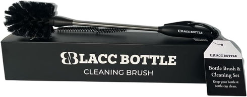 Stainless Steel Water Bottle Brush & Straw Cleaner Set, Long Handle Baby Bottle Scrub Cleaning Brush for Sports Bottles...