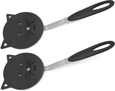 Nylon Turner Non Scratch Spatulas Turner Cat Kitchen Spatula Heat Resistant for Nonstick Cookware Cooking Utensil for Egg Pancake Steak Fish and M...
