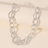Punk Chain Choker Necklace Chunky Curb Link Chain Necklace Dainty Silver Necklace Accessories for Women Girls...