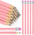 Tinlade 50 Pcs Triangular Grip Pencils Wedding Pencils HB Graphite Pencil Pack Wood Pencils with Eraser for School Drawing Sketching Bridal Baby S...