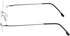 Fuisetaea Round Rimless Frame Reading Glasses for Men Women +2.50 Titanium Alloy Lightweight Readers Eyeglasses...