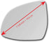 New Replacement Mirror Glass with Full Size Adhesive for 2015-2024 BMW X3 X4 X5 X6 X7 Alpina XB7 XM Driver Side View Left LH...