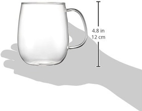 KINTO 8292 UNITEA Cup, 19.7 fl oz (550 ml), Dishwasher and Microwave Safe, Heat-resistant Glass, Gift...