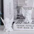 2 Pack Resin Cherubs White Angel Statue Figurine, Garden Sleeping Cherub Statue Sculpture Indoor Outdoor Home Decoration, Cute Adorable Angle Scul...