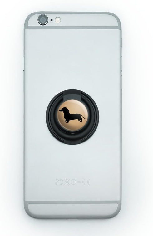 Dachshund Wiener Dog Mobile Smart Phone Finger Ring Grip Holder Stand...