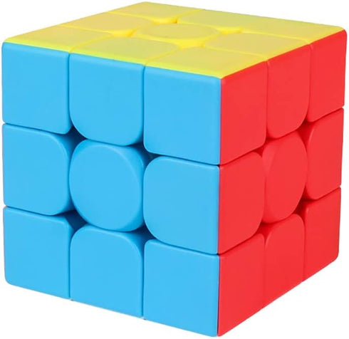 3x3x3 Speed Cube,Stickerless Magic Cube, Smooth Turning Puzzle Box with Anti-Sticky Design, The Most Educational Toy to Effectively Improve Your C...