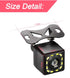 Backup Camera for Car, Car Rear View Reverse Camera 12 LED Night Vision, Waterproof Dustproof 170°Wide Angle Universal for Cars, SUVs, Vehicles, T...