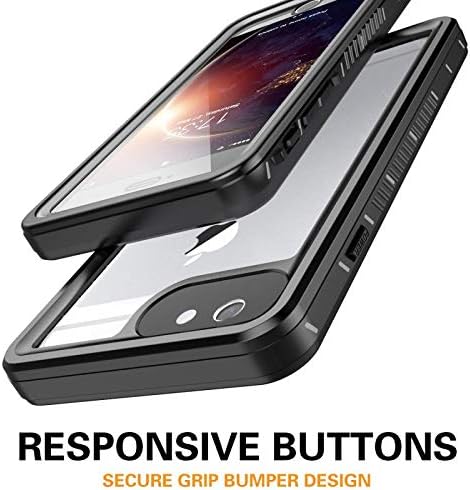 iPhone 6 Plus Waterproof Case iPhone 6s Plus Waterproof Case(5.5inch), Huakay IP68 Certified Shockproof Dirtproof Full Body Protection Waterproof ...