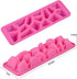 4Pcs Gemstone Silicone Molds Diamond Stone Amber Gem Shaped Chocolate Candy Mold Ice Cube Jello Trays Handmade Mold for Making Candle Soap Epoxy R...